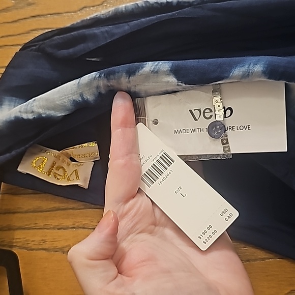 Verb by Pallavi Singhee Beaded Tie Dye Mini Dress - Picture 8 of 10